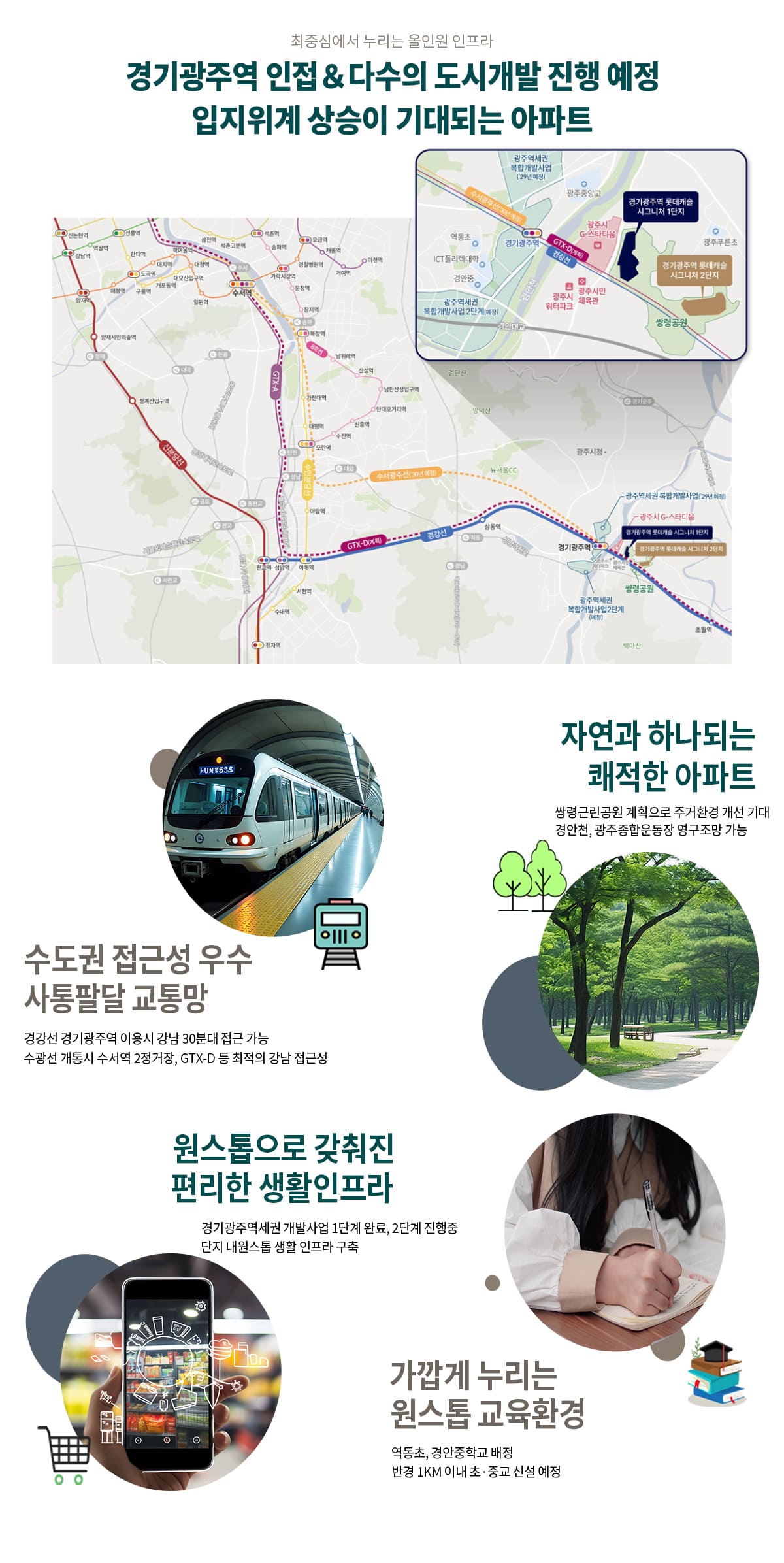 경기광주역 롯데캐슬 시그니처 입지환경